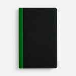 Ежедневник NICE TWICE, недатированный, черный с ярко-зеленым
