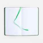 Ежедневник NICE TWICE, недатированный, черный с ярко-зеленым