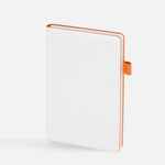 Ежедневник WHITE SHALL, недатированный, бело-оранжевый