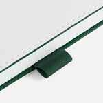 Ежедневник WHITE SHALL, недатированный, бело-зеленый