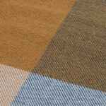 Плед FLECO, синий с коричневым