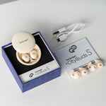 Беспроводные наушники для сна CITYBUDS S, белые (слоновая кость)