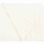 Плед TRESSA, белый (молочный)