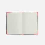 Блокнот ACCENTI MINI, черный с красным