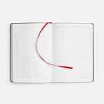 Ежедневник NEBRASKA FLEX, недатированный, красный с серебристым