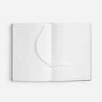 Ежедневник NEBRASKA FLEX, недатированный, белый с серебристым