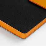Ежедневник BOOM, недатированный, черный с оранжевым