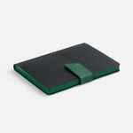 Ежедневник BOOM, недатированный, черный с зеленым