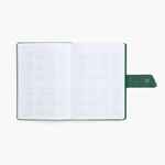 Ежедневник BOOM, недатированный, черный с зеленым