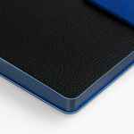 Ежедневник BOOM, недатированный, черный с ярко-синий