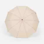 Зонт складной CLOUDBURST в подарочной упаковке, бежевый