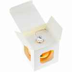 Елочный шар FINERY GLOSS, 8 см, глянцевый оранжевый