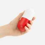 Сквиши-антистресс «Пилюля», белый с красным