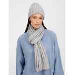 Шарф METELITSA, серебристо-серый меланж
