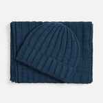 Шарф METELITSA, синий меланж (джинс)