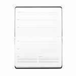 Еженедельник WEEKLY, недатированный, серый