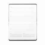 Еженедельник WEEKLY, недатированный, красный