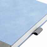 Ежедневник HORIZON, недатированный, серый с голубым