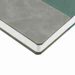 Ежедневник HORIZON, недатированный, серый с зеленым