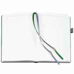 Ежедневник HORIZON, недатированный, серый с зеленым