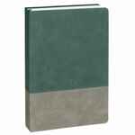 Ежедневник HORIZON, недатированный, серый с зеленым