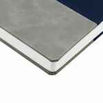 Ежедневник HORIZON, недатированный, серый с синим