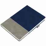 Ежедневник HORIZON, недатированный, серый с синим