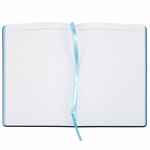 Ежедневник BOOKMARK, недатированный, черный с голубым