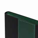 Ежедневник BOOKMARK, недатированный, черный с зеленым