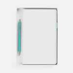 Набор WHITE SHALL, бело-бирюзовый