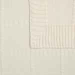 Плед QUADRISMA, белый (молочный)