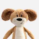 Мягкая игрушка BEASTIE TOYS, собачка с белым шарфом