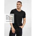 Футболка унисекс SENTI, черная, размер S