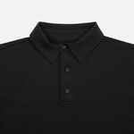 Рубашка поло унисекс SENTI, черная, размер S