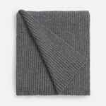 Шарф LACONI, темно-серый меланж