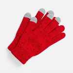 Перчатки сенсорные SPOTTI SENSO, красные, размер S/M