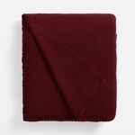 Плед LONGVIEW, темно-красный (винный)