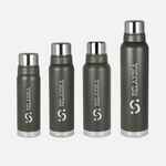 Термос RELAXIKA 1000 со стикерпаком, хаки