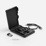 Футляр для карт памяти и SIM-карт MULTITASK, черный