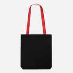 Шопер B4, черный с красными ручками