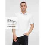 Рубашка поло унисекс SENTI, белая, размер S