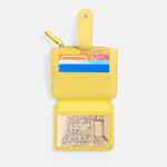 Картхолдер на молнии UNISON, желтый