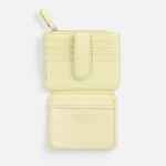 Картхолдер на молнии UNISON, светло-зеленый