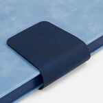 Ежедневник GRANDE STRAP на заказ, датированный, голубой