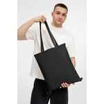 Шопер B3, черный с черными ручками