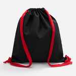 Рюкзак B3, черный с красными лямками