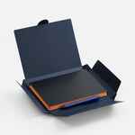 Набор DOPPIO, синий с оранжевым