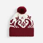 Шапка WINTERTUDE, красная с белым