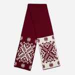 Шарф WINTERTUDE M, красный с белым