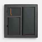 Набор MULTIMO SIMPLE, черный с оранжевым